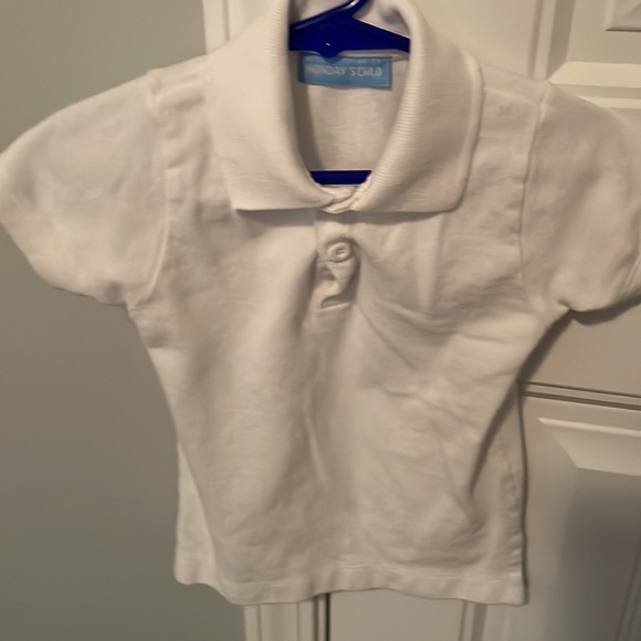 MONDAY’S CHILD POLO 👕 SHIRT - Picture 2 of 9